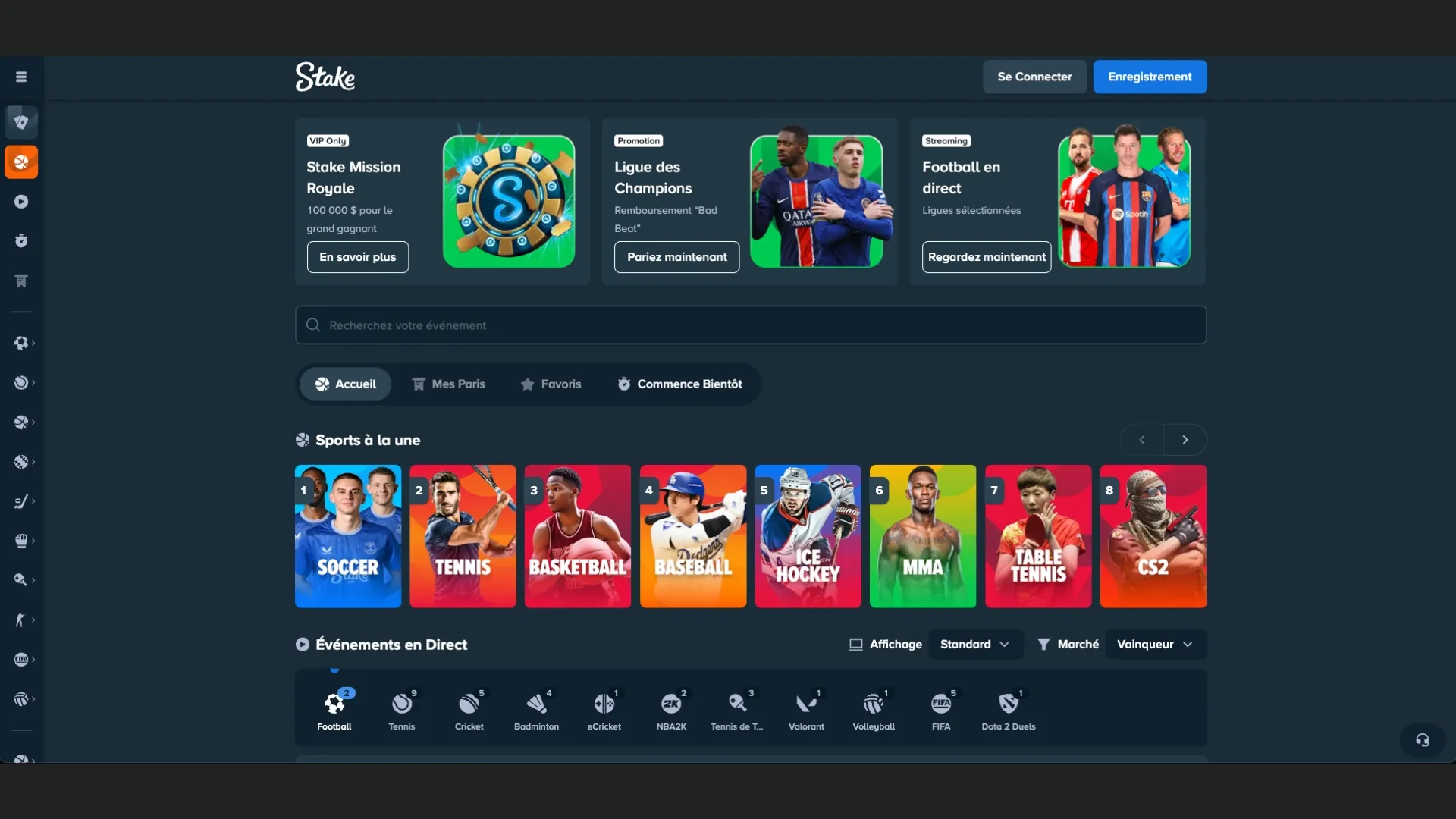 "D&eacute;couvrez Stake, le meilleur site Coupe du monde pour miser en crypto sur le Mondial 2026