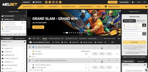 Melbet هو وكيل مراهنات مغربي ممتاز للعب على الرياضة