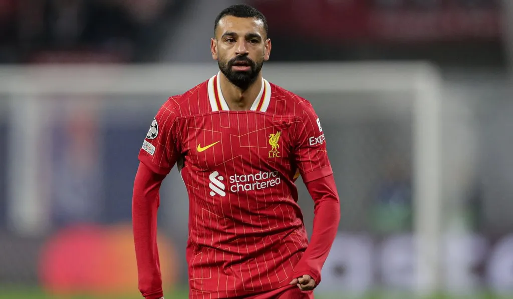 Mohamed Salah avec Liverpool contre le RB Leipzig en Ligue des champions le 23 octobre 2024 &copy; Iconsport