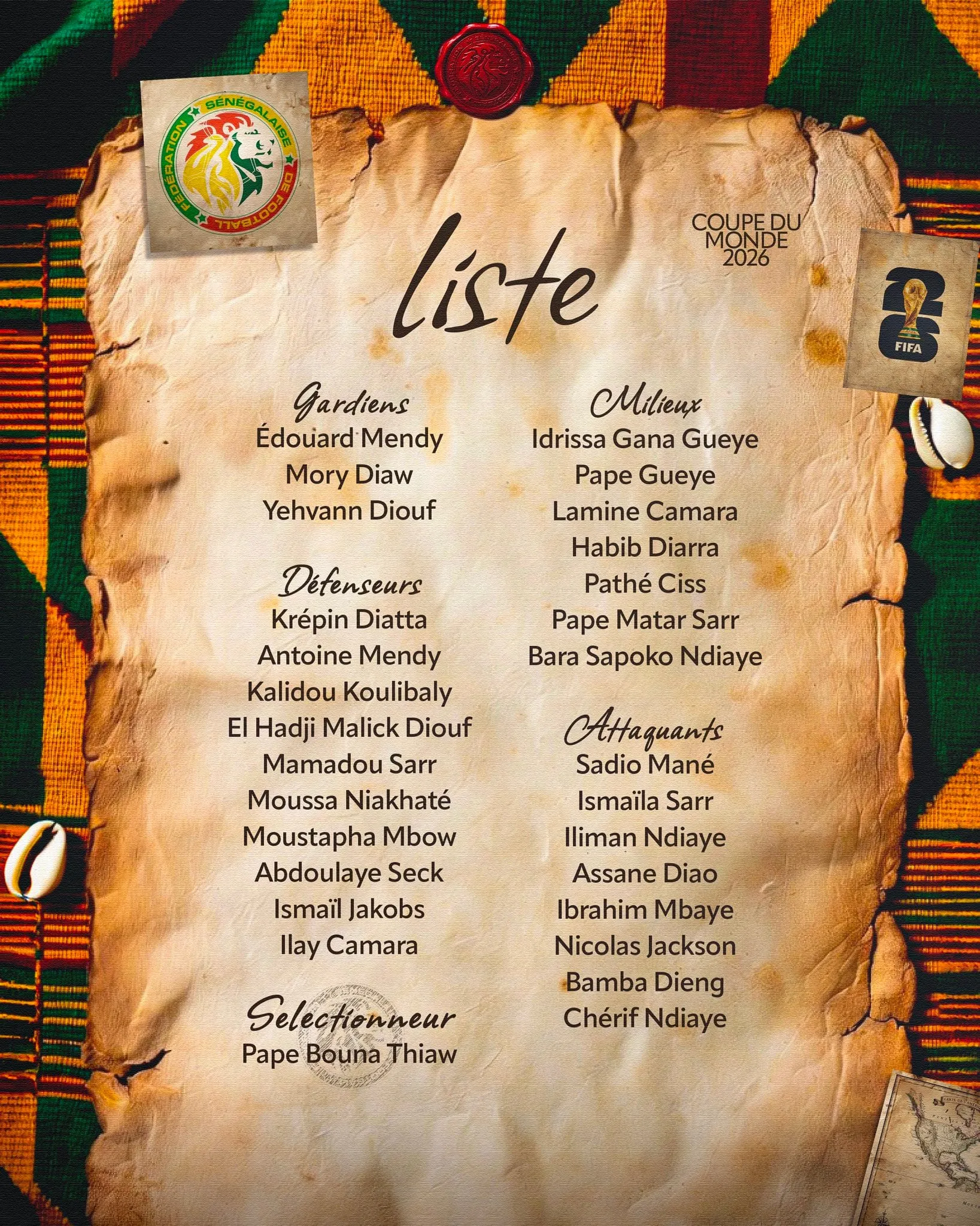 liste senegal 2