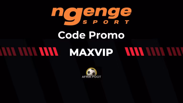 Code promo NgeNge Sport MAXVIP : 500 000 CDF de bonus de bienvenue sur les paris sportifs en 2026