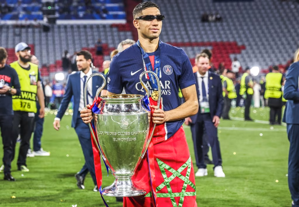 Achraf Hakimi, PSG, drapeau Maroc