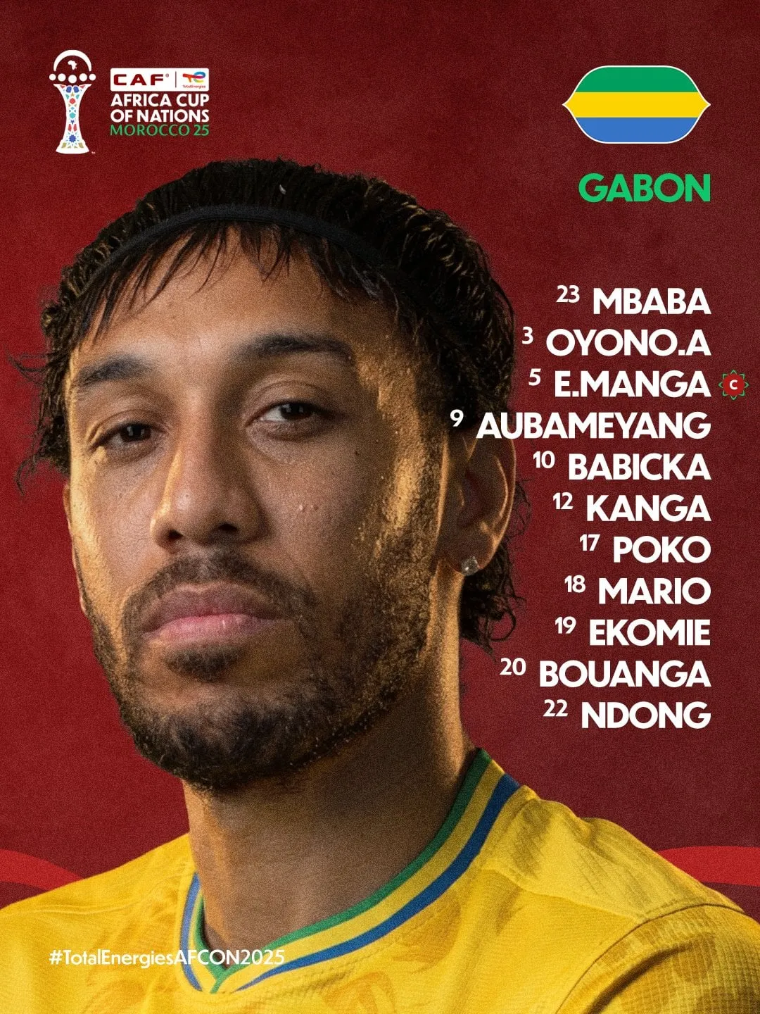 Compo Gabon contre Mozambique