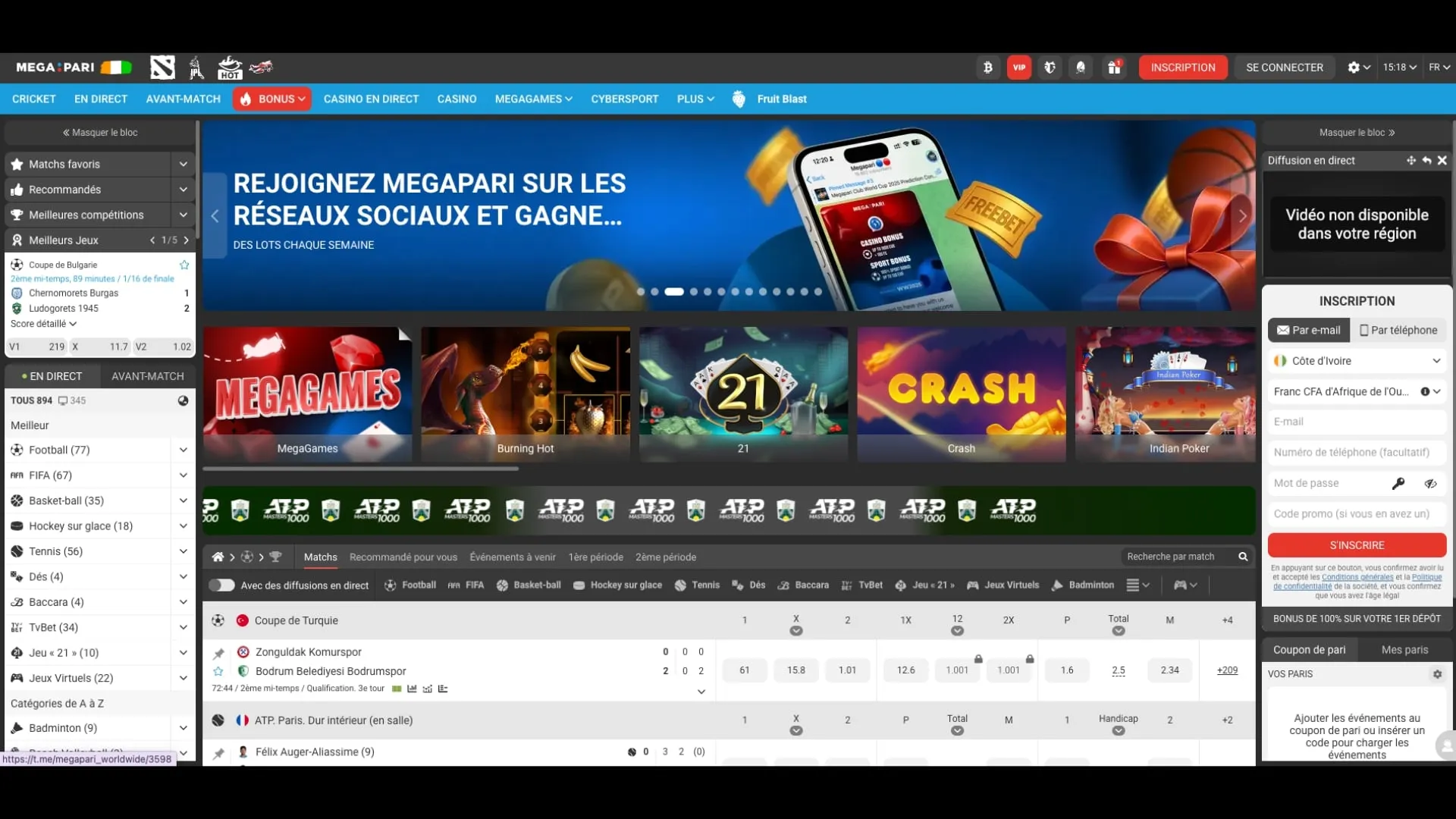 Boostez vos 2 premiers d&eacute;p&ocirc;t sur la CAN avec Megapari