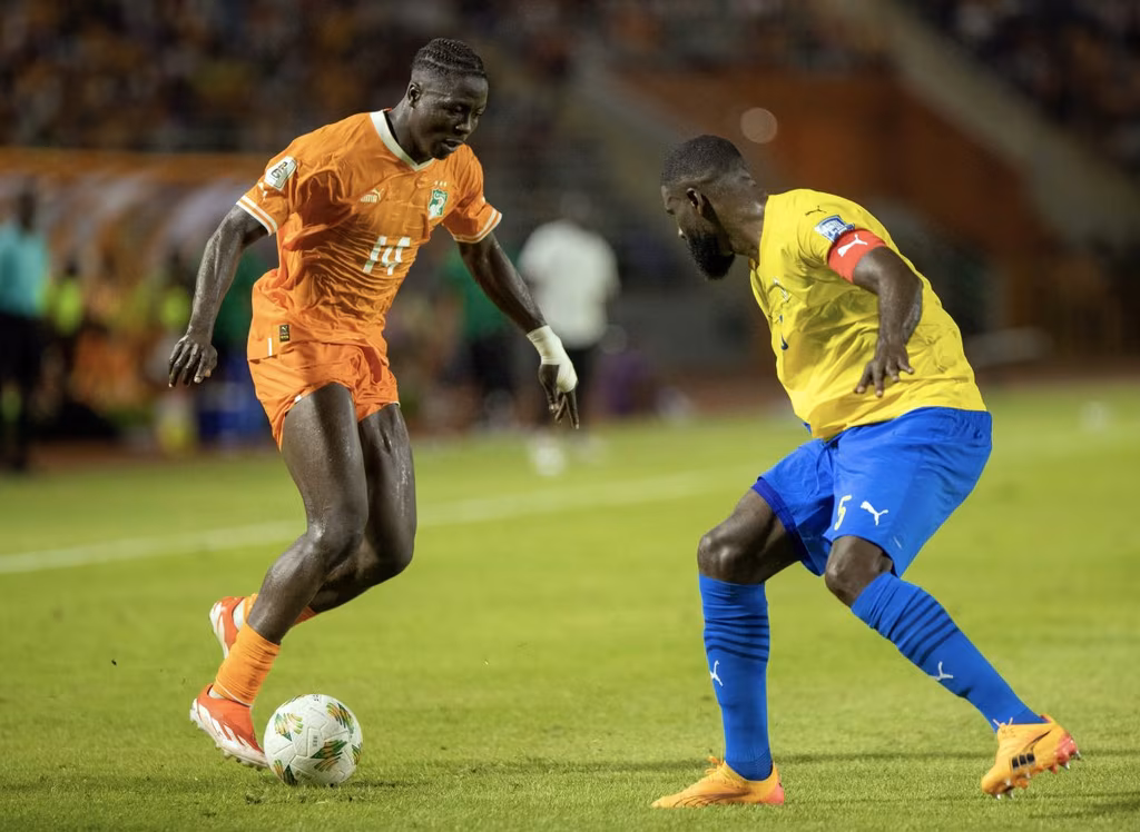 Oumar Diakit&eacute;, Bruno Ecuele Manga, C&ocirc;te d'Ivoire, Gabon