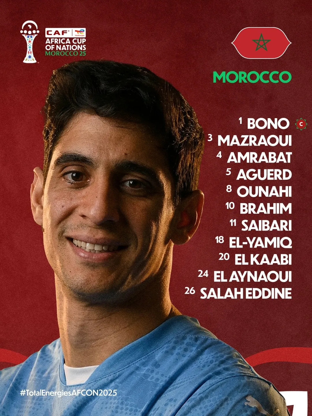 Compo Maroc contre Mali