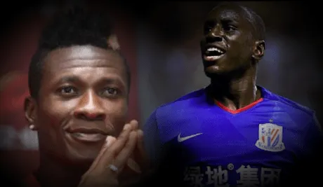 Chine : La saison de Demba Ba et Gyan dans le r&eacute;tro