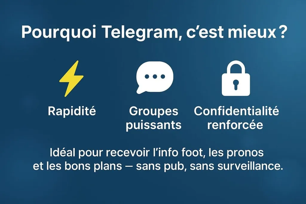 Pourquoi Telegram, c'est mieux ?