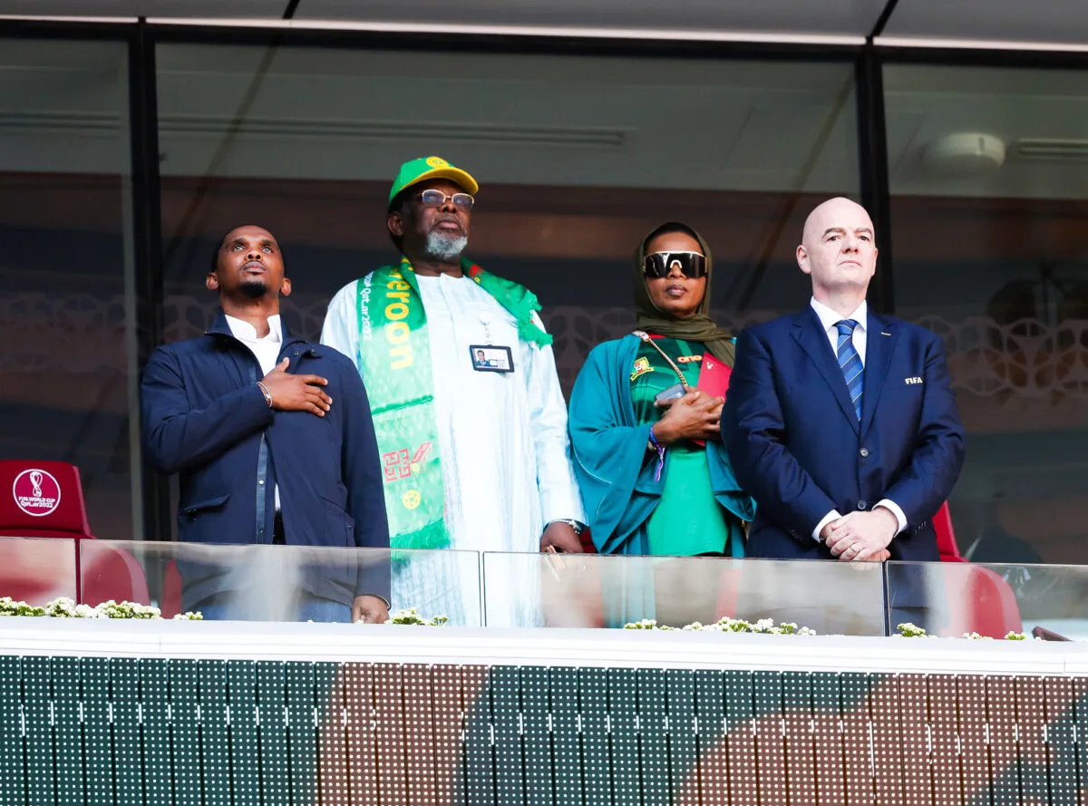 Cameroun : Eto&rsquo;o-Infantino, l&rsquo;image qui fait le buzz