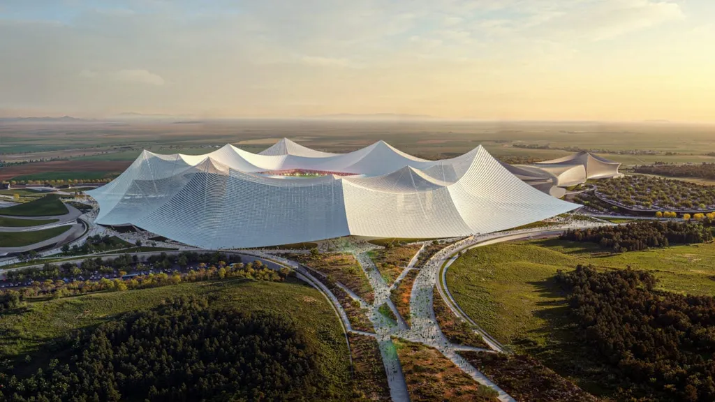 Stade Hassan II, Benslimane, Maroc, Coupe du monde 2030, plus grand stade du monde, photo