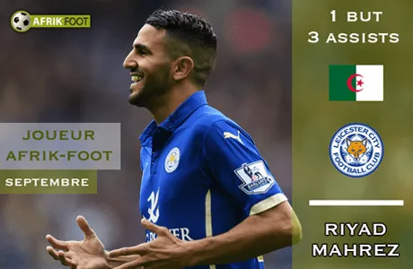 Riyad Mahrez, joueur du mois !