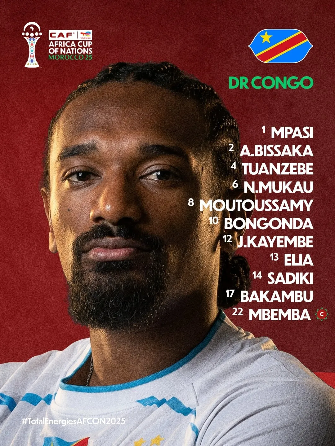 Compo RDC contre Alg&eacute;rie