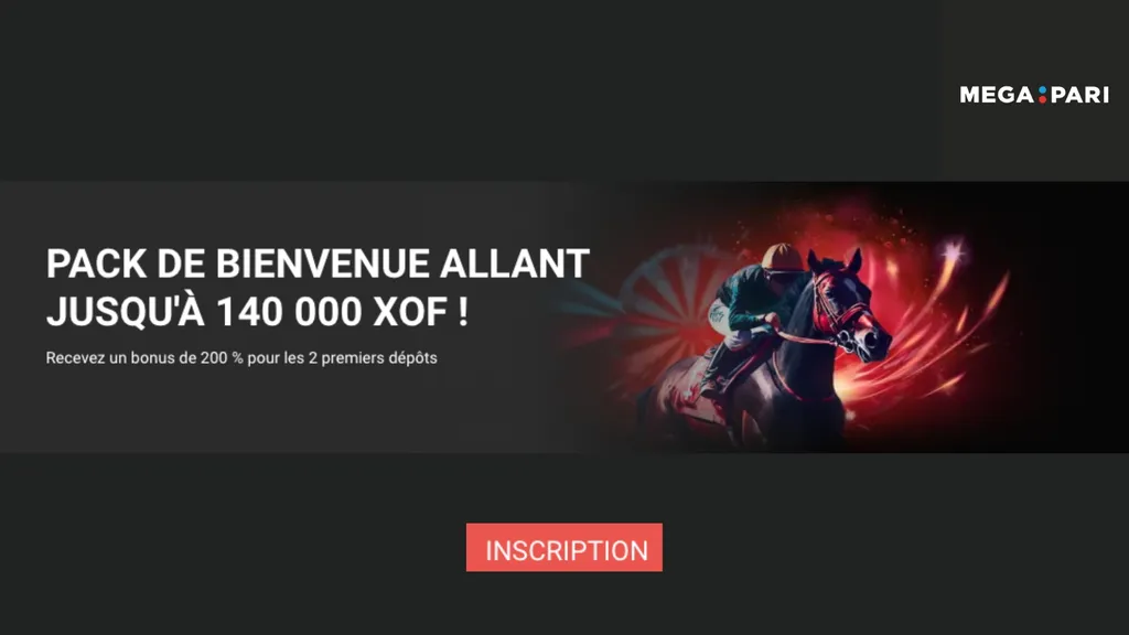 Gagnez jusqu'à 200 € en ouvrant un compte sur l'application Megapari