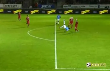 Lierse : la splendide bicyclette sign&eacute;e Dorge Kouemaha