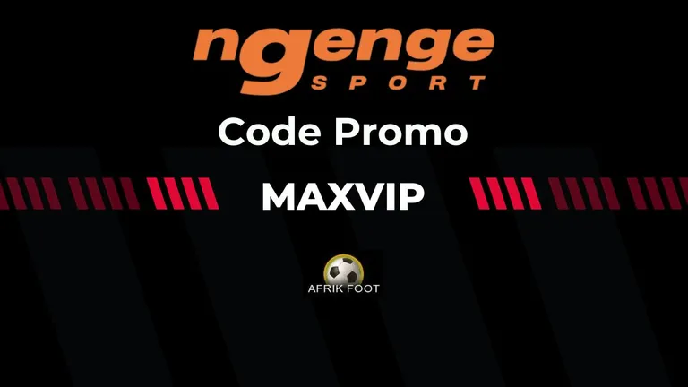 Code promo NgeNge Sport MAXVIP : 500 000 CDF de bonus de bienvenue sur les paris sportifs en 2025
