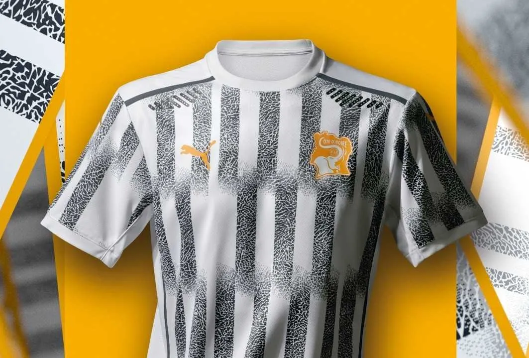 C&ocirc;te d&rsquo;Ivoire&nbsp;: le maillot ray&eacute; d&eacute;tonnant des El&eacute;phants&nbsp;!