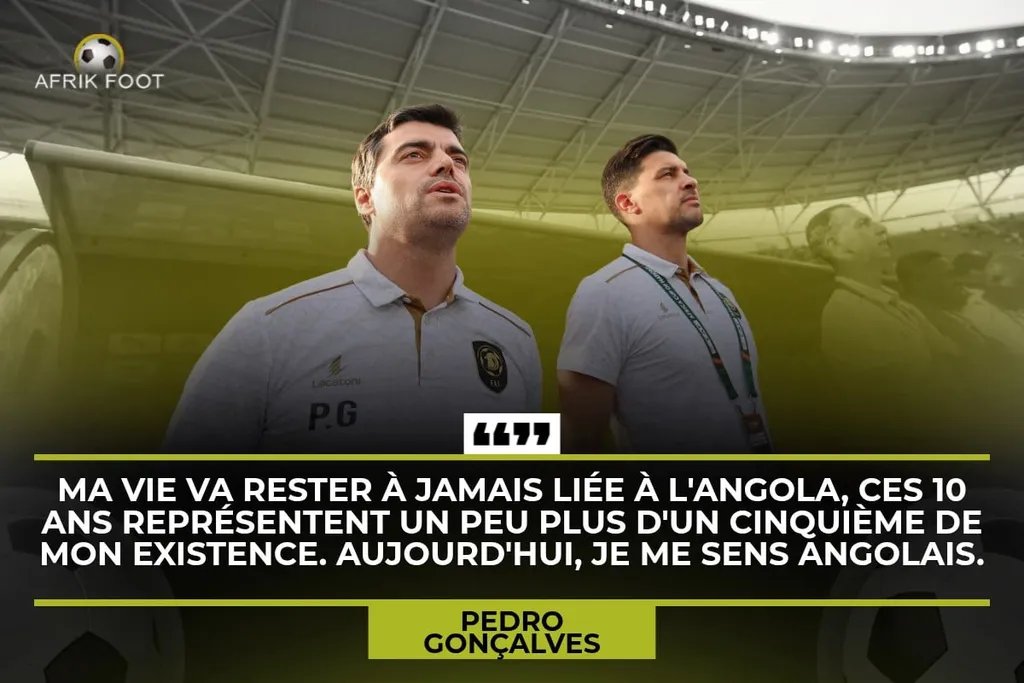 Pedro Gon&ccedil;alves, s&eacute;lectionneur de l'Angola