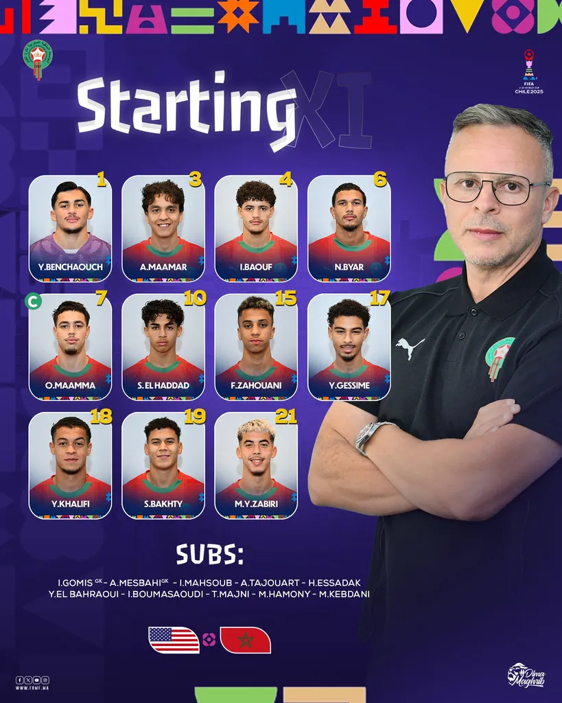 Compo de Maroc Etats-Unis