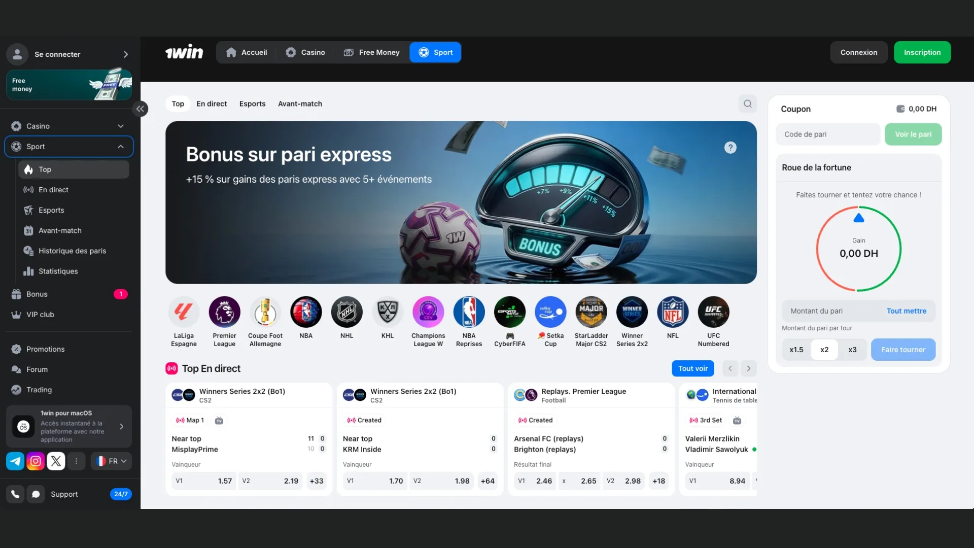 1win fait partie du top 3 des meilleurs sites pour parier en crypto sur la Coupe du monde