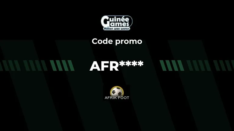 Code promo Guinée Games