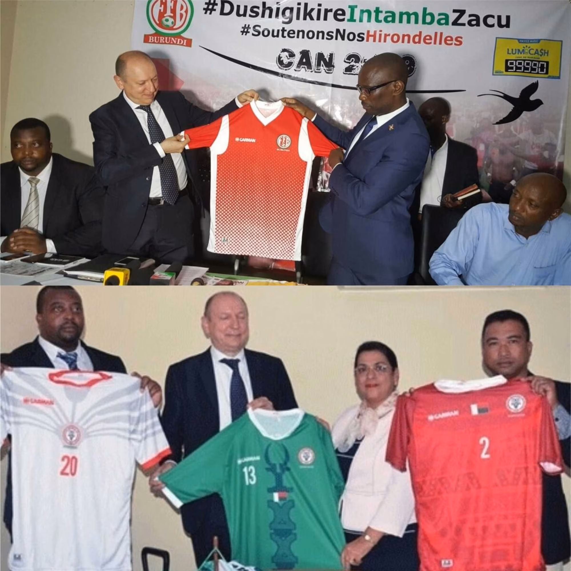 CAN 2019&nbsp;: nouvel &eacute;quipementier et nouveau maillot pour Madagascar et le Burundi&nbsp;!