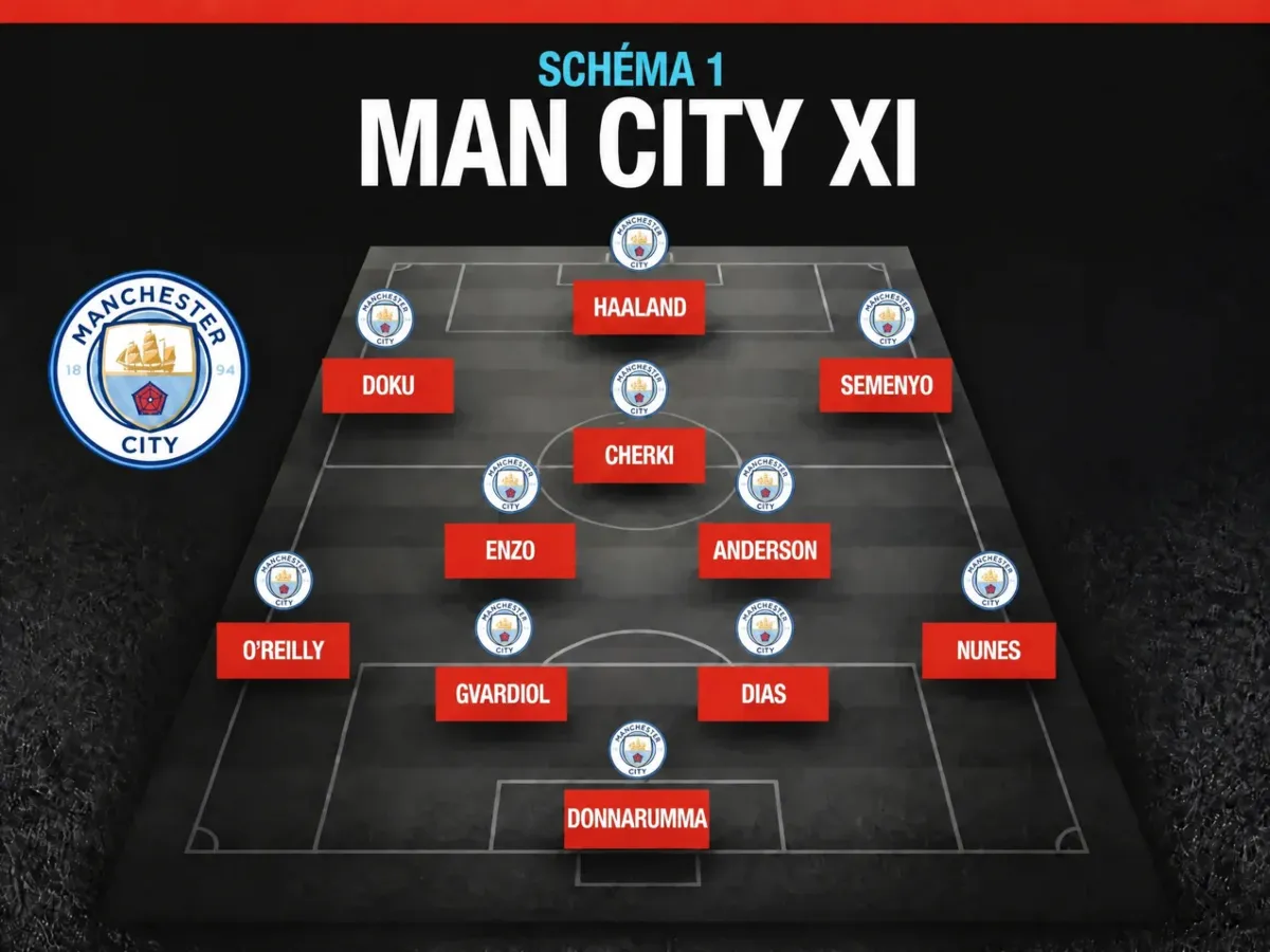 Onze de Manchester City - Option 1