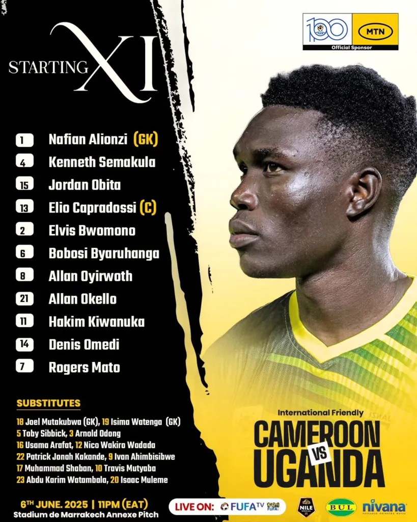 Compo Ouganda contre Cameroun