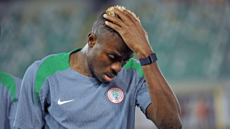 Coupe du monde 2026 (Q) : &eacute;norme coup dur pour le Nigeria d&rsquo;Osimhen