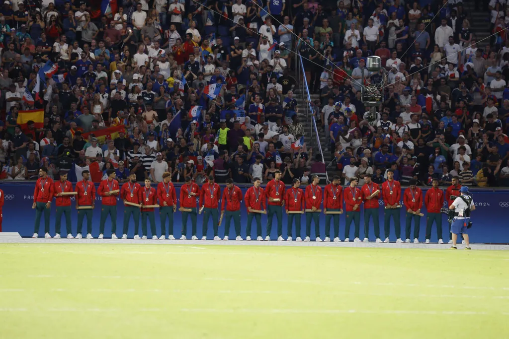 Maroc Olympique, remise m&eacute;daille bronze, JO
