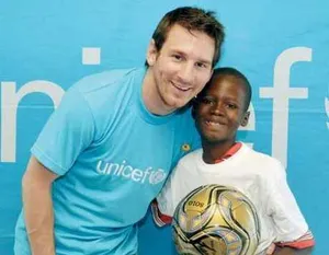 Lionel Messi en visite au Sénégal