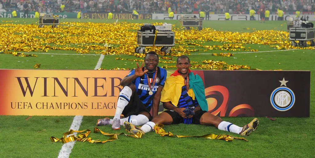 Samuel Eto'o, Sulley Muntari, Inter Milan