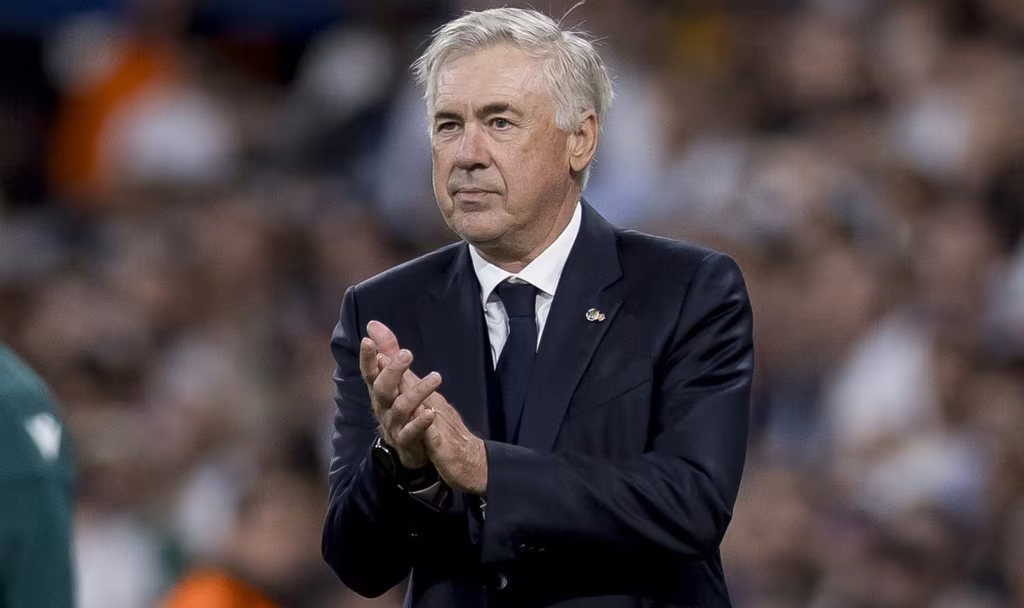 Carlo Ancelotti, entra&icirc;neur Real Madrid