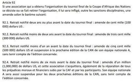 CAN 2019-Cameroun : les Comores saisissent le TAS (officiel) !
