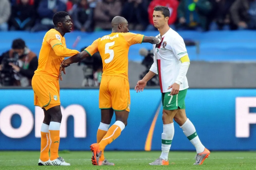 Didier Zokora, Kolo Tour&eacute;, Cristiano Ronaldo, C&ocirc;te d'Ivoire