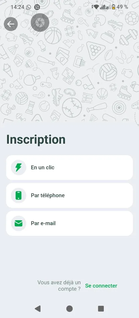 3 m&eacute;thodes d'inscription Linebet sur l'APK