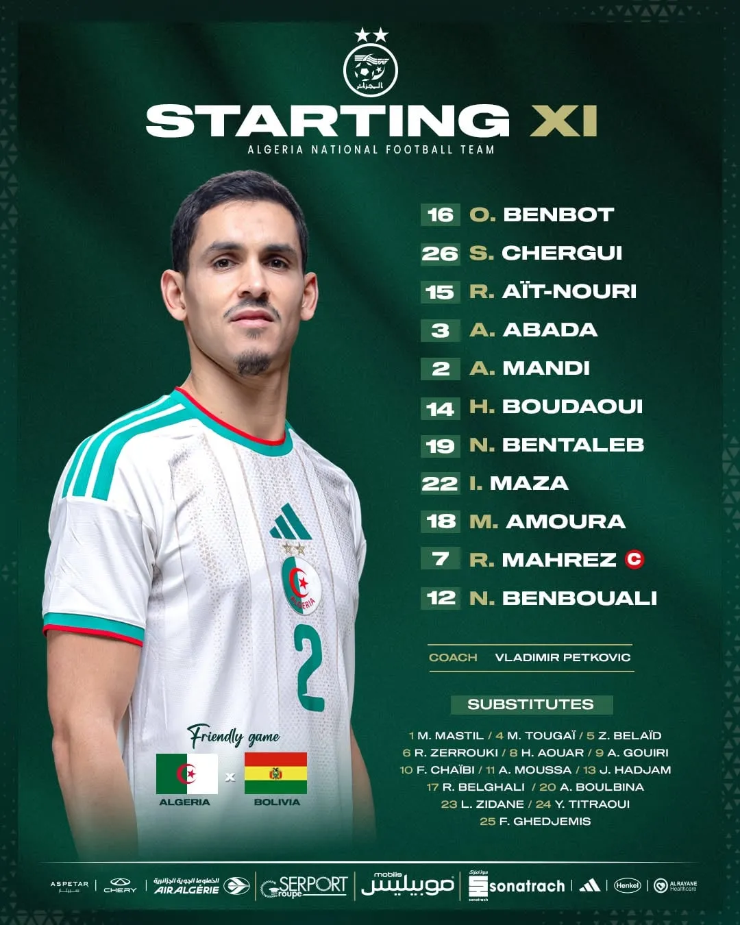 Compo Alg&eacute;rie vs Bolivie