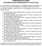 Corruption : la CAF suspend des arbitres en masse !