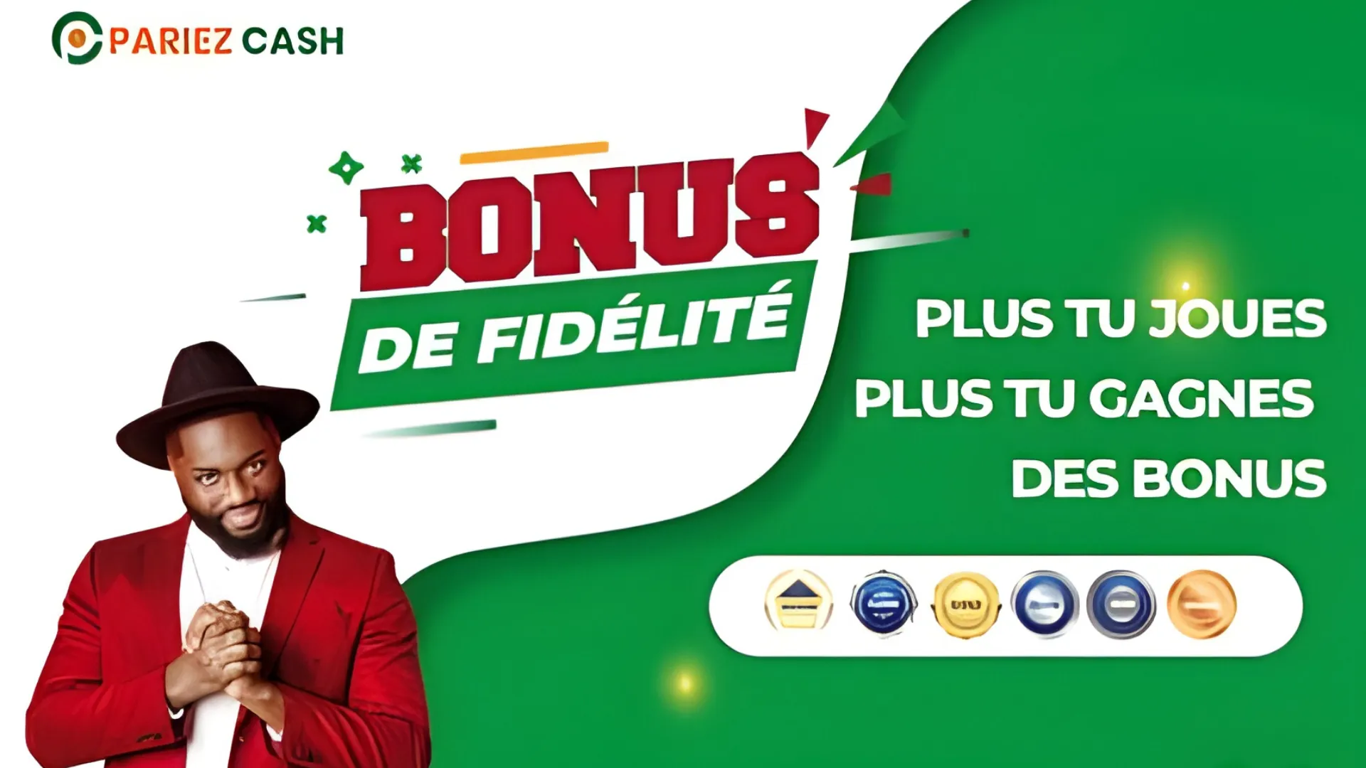 Bonus fid&eacute;lit&eacute; avec le code promo Pariez Cash