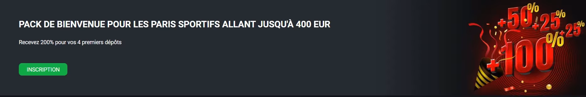 Bonus bienvenue Sportbook 888starz