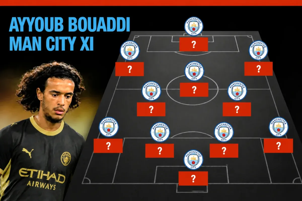 Ayyoub Bouaddi &agrave; Manchester City : un statut fragilis&eacute; suite au transfert d&rsquo;Enzo Fernandez ?