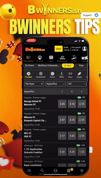 fonctionnalité Bwinners