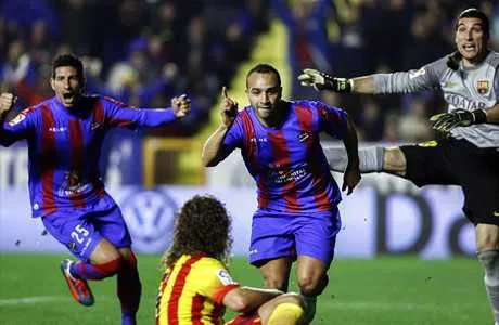 Levante : le but d&rsquo;El Zhar face au Bar&ccedil;a