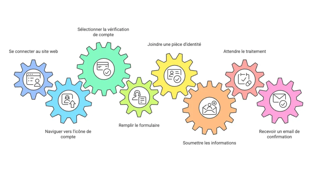 Vérifiez votre compte une fois votre enregistrement terminé