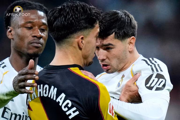 Maroc : une grosse embrouille entre Brahim Diaz et Akhomach lors du match Real &ndash; Rayo