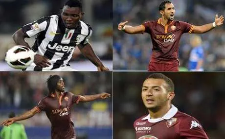 Asamoah, Benatia, Gervinho, El-Kaddouri, valeurs s&ucirc;res de la Serie A