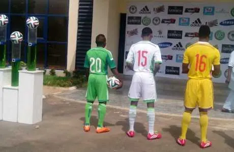 Le Nigeria est habill&eacute; pour le Mondial 2014