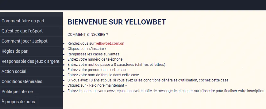 yellowbet commentsinscrire