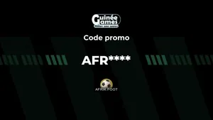 Code promo Guinée Games en Octobre 2025 : jusqu’à 500 000 GNF offerts