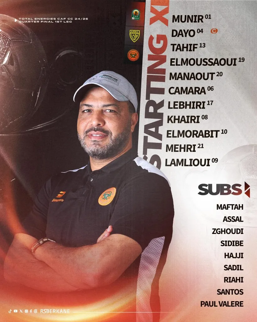 Compo RS Berkane contre ASEC Mimosas