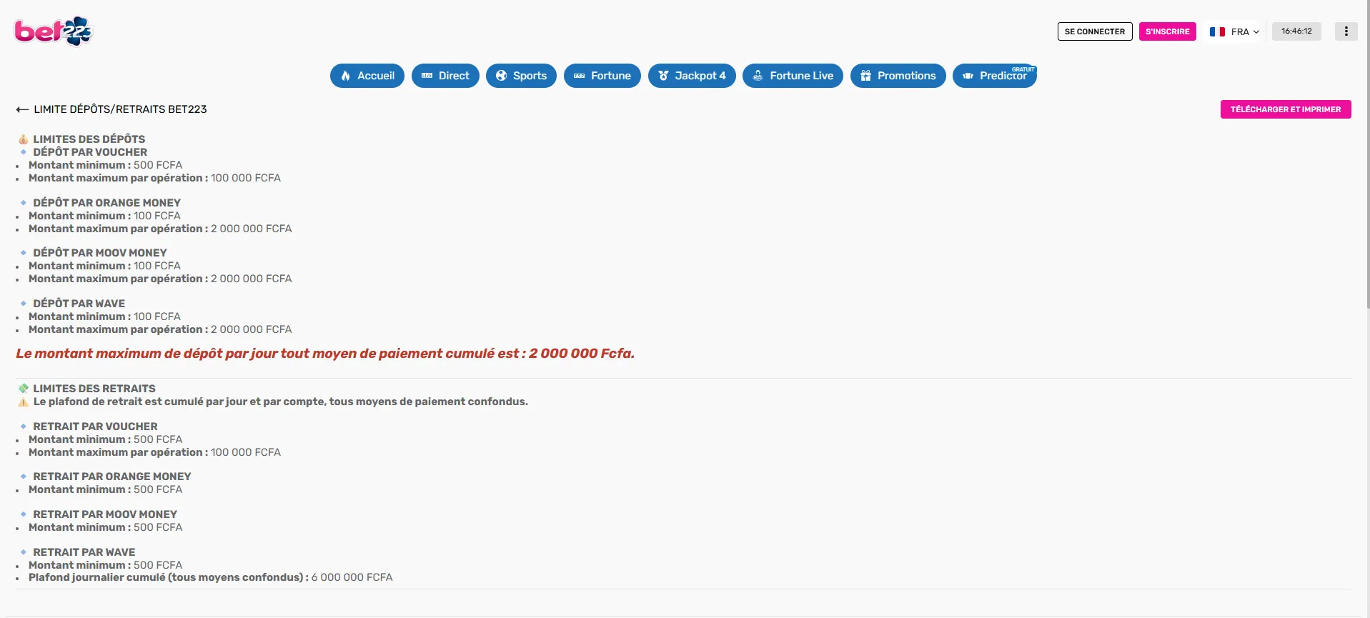 Bet223 Meilleur Paiement Mobile Money